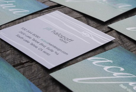 business card design lake tahoe